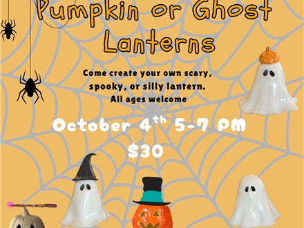 Pumpkin or Ghost Lantern Building Class