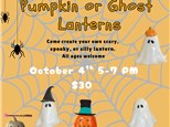 Pumpkin or Ghost Lantern Building Class