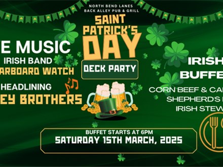 St. Patrick's Day Deck Party March 15th 2025