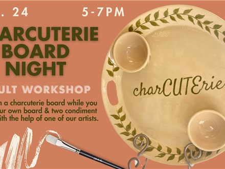 Charcuterie Board Adult Workshop: Thursday, October 24th 5-7pm