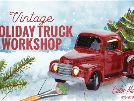 Workshop - "Vintage Holiday Truck w. Tree"  Nov & Dec 2024