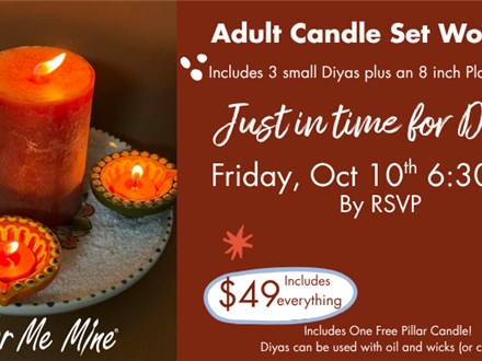 Candle Set Workshop for Adults
