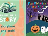 Paint Me A Story - Pumpkin Head Tom and Mummy Mary - Oct, 23rd