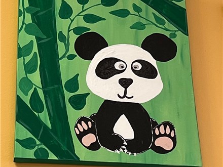 Summer Camp Panda Canvas Wednesday, August 10th 10am-12pm