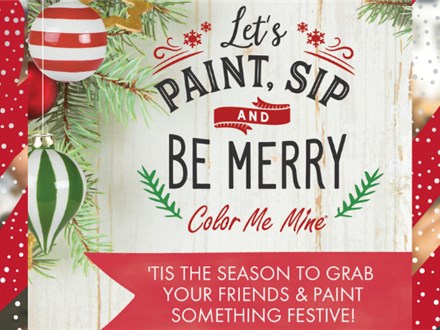 Paint, Sip & Be Merry! Friday, 12/20 at 6:30pm