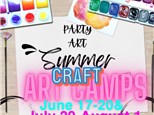 Craft Camp-at Party Art-June 17th-20th-9:00-12:00