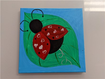 Love Bug Kids Canvas Class $25 (age 6 and up)