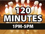 Saturday & Sunday (1PM to 5PM) 2 Hour Bowling