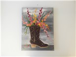 Cowboy "Boot"quet (Am. Cancer Society Fundraiser) Canvas Class
