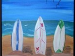 Surf's Up Cookies & Canvas Class July 16th BUY ONE GET ONE FREE