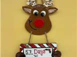 Rudolph Days 'Til Christmas Kids Clay-  Thursday November 21st 4:00pm - 6:00pm