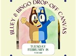 Bluey & Bingo! Drop Off Canvas Class-Tuesday, February 18, 11:30 am