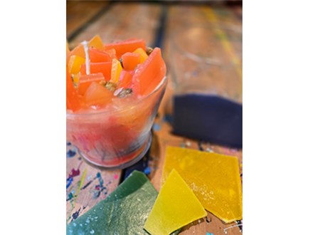 Mosaic Candle Making