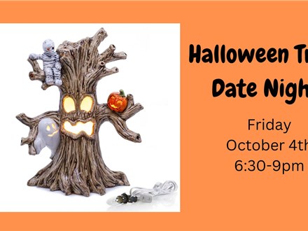 Halloween Tree Date Night at TIME TO CLAY