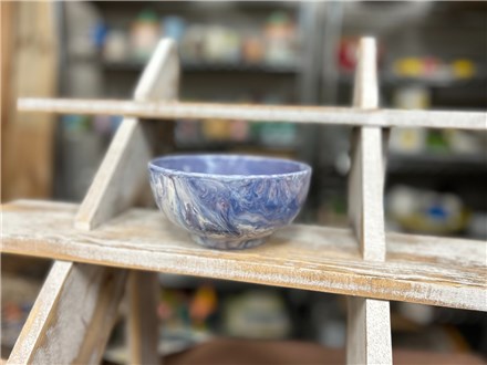 Marbled Bowl Painting Class!