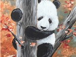 Positively Panda Canvas Paint and Sip