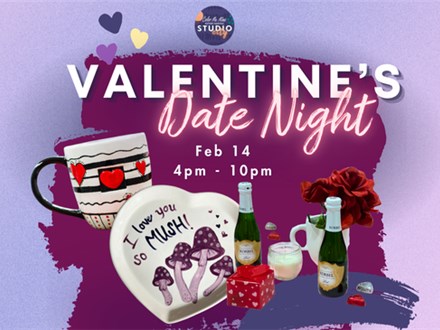 2.14.25 - VALENTINE'S DATE NIGHT - Color Me Mine Studio City