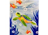 Bel Air Kids Sea Turtle Canvas - Aug 15th