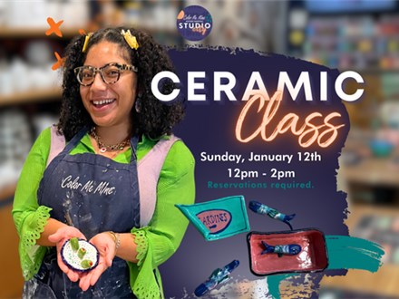 1.12.25 CERAMIC CLASS - Color Me Mine Studio City