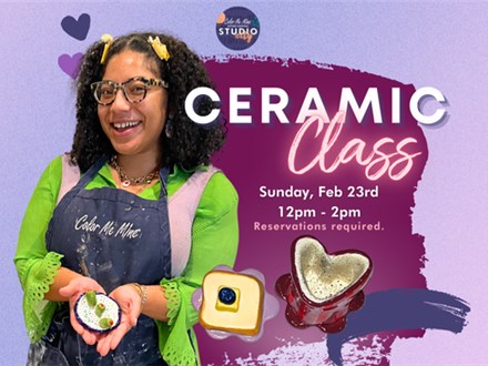 2.23.25 CERAMIC CLASS - Color Me Mine Studio City