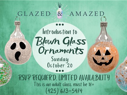 Intro to Blown Glass Ornaments! October 2024