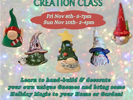 Holiday Gnomes Creation Class