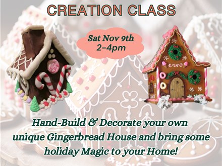 Gingerbread House Creation Class