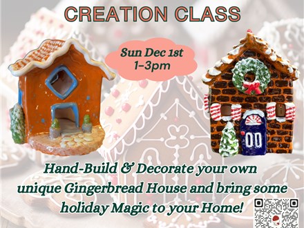 Gingerbread House Creation Class