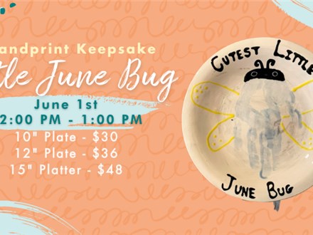 June Bug Handprint Keepsake - June 1