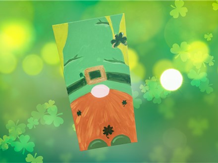 "Lucky Lepre-Gnome" Canvas Class ages 8+ 3/7/25