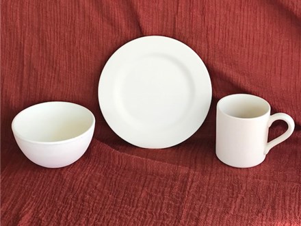 Plate, Bowl and Mug Party $225