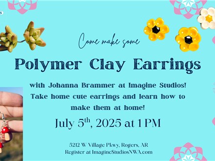 Make Polymer Clay Earrings with Johanna Brammer