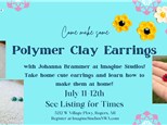 Make Polymer Clay Earrings with Johanna Brammer
