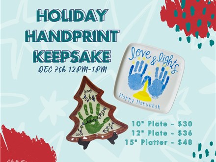 Holiday Handprint Keepsake - December 7