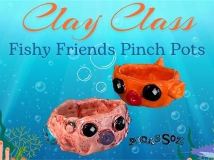 Clay Class - Fishy Friends Pinch Pots