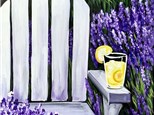 Lavender and Lemonade Canvas Paint and Sip