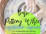 Basic Pottery Wheel April!