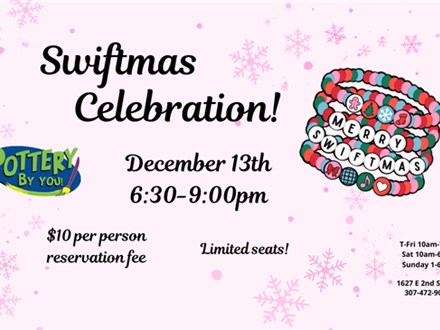Merry Swiftmas! at Pottery By You!