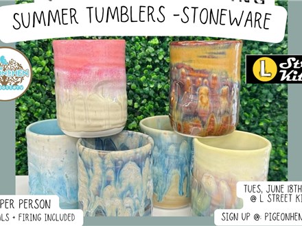 Summer Tumbler Stoneware @ L Street Kitchen 