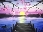 Canvases with Emily at Color Me Mine - "By the dock" May 5th