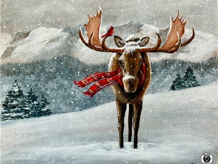 Moose Mountain Canvas Paint and Sip