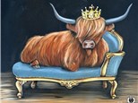 Her Royal High-ness Canvas Paint and Sip