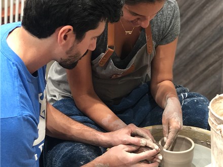 COMPLETE PROCESS POTTERY WHEEL [Beginner Level] - (3 sessions: Throwing/Trimming/Glazing)