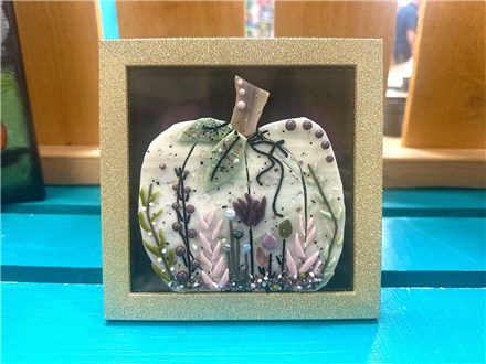 You Had Me at Merlot - Fused Glass Pumpkin - Saturday October 4th - $42