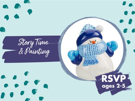 Storytime & Painting: Snowmen at Christmas, Saturday, December 14th at 10am