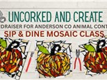 UNCORKED AND CREATE-PUMPKIN MOSAIC FUNDRAISING EVENT at RISING SONS WINERY  -Sunday Oct 12 2pm