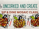 UNCORKED AND CREATE-PUMPKIN MOSAIC FUNDRAISING EVENT at RISING SONS WINERY  -Sunday Oct 12 2pm