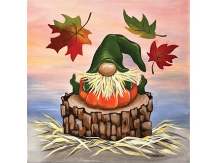 Fall Gnome Date Night Canvas Class Sept 27 - $40