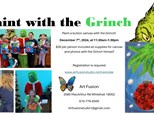 Paint with the Grinch! Button Canvas Sat, Dec, 7th 11:30