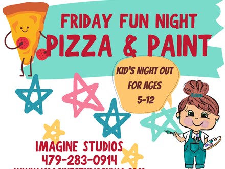 pizza and paint kids art night